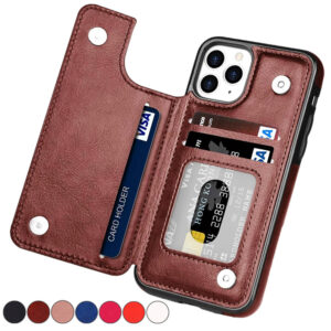 Double Buckle iPhone Leather Cover