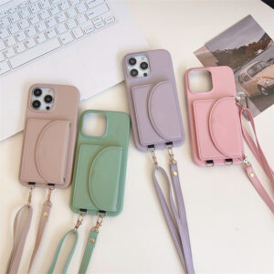 iPhone Case Card Holder Lanyard